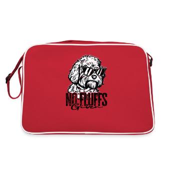 No fluffs given - goldendoodle - Retro Bag - red/white - Back