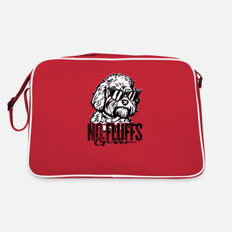 No fluffs given - goldendoodle Retro Bag