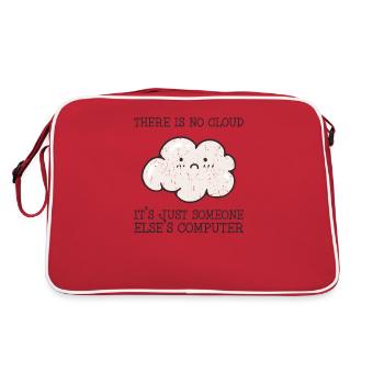 Il n’y a pas de nuage, c’est juste quelqu’un d’autre - Sac Retro - rouge/blanc - Dos