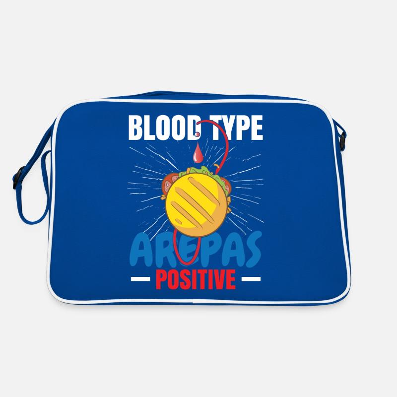 Blutgruppe Arepas Kolumbien Venezuela Essen Retro Tasche