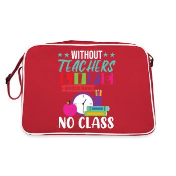 Teaching Class - Retro Bag - red/white - Back
