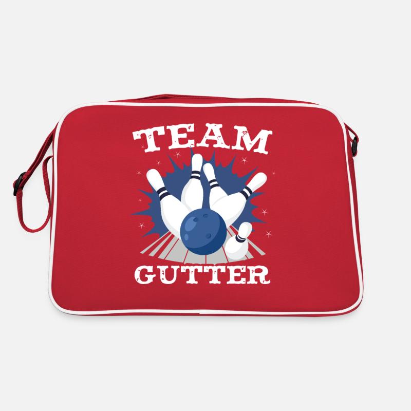 Team Gutter | Funny Bowling Retro Bag