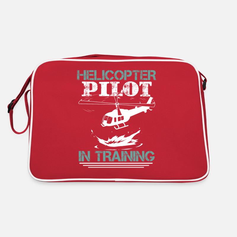 Drôle de pilote d’hélicoptère Sac Retro