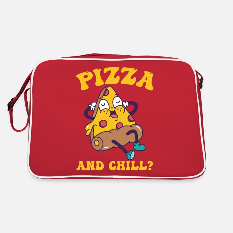 Funny Pizza Lover Humor Retro Bag