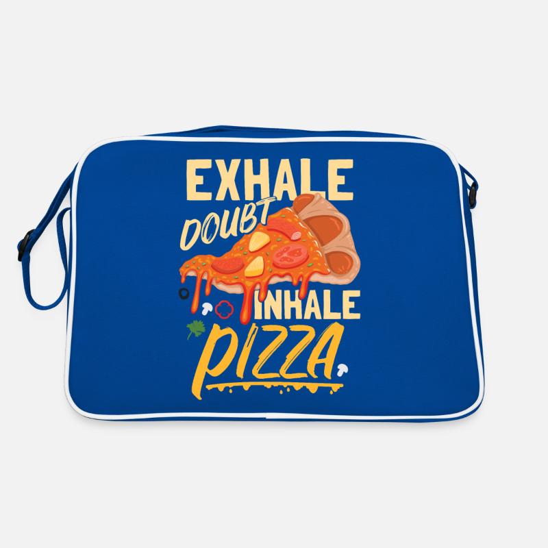 Inhale Pizza Retro Bag