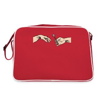 Équipe de fléchettes Association de fléchettes - Sac Retro - rouge/blanc - Dos
