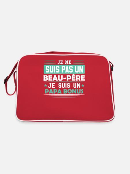 Papa Bonus - Sac Retro - rouge/blanc - Dos
