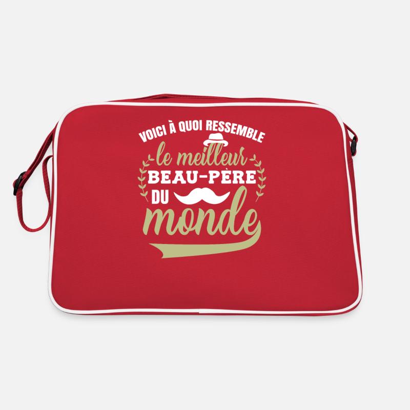 Beau Papa Drôle Sac Retro