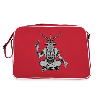Joueur de fléchettes Diable Fléchettes Drôle de - Sac Retro - rouge/blanc - Dos