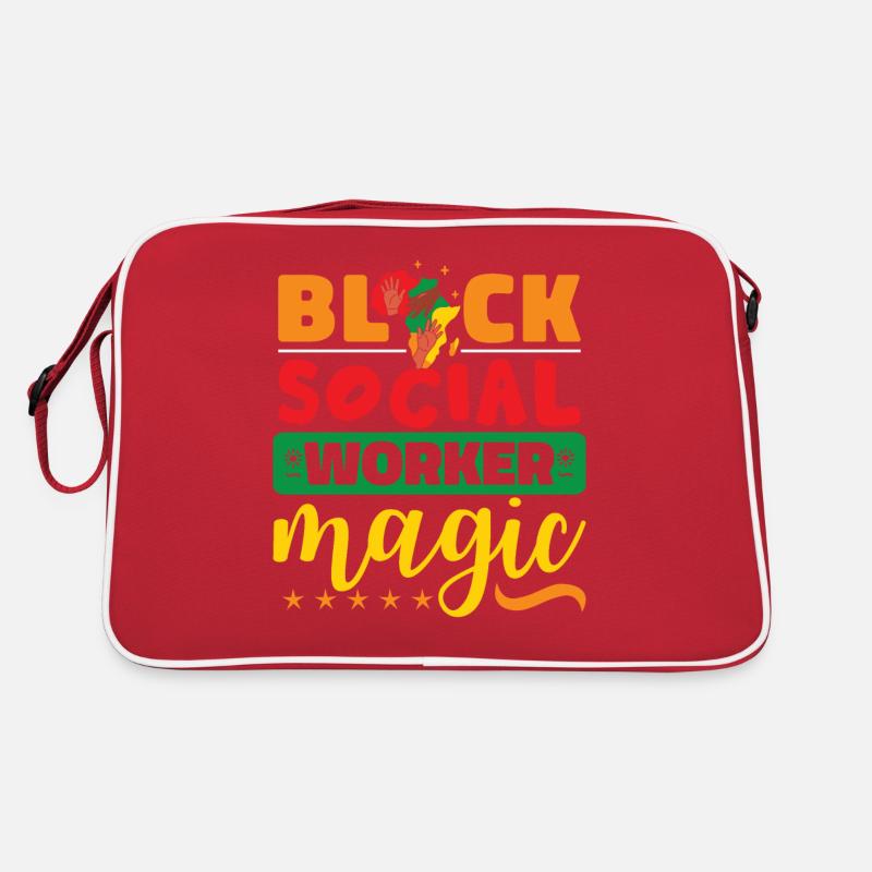 Black Social Worker Magic Retro Bag
