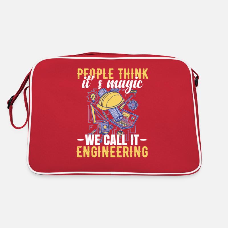 Funny Science Engineer Retro Bag