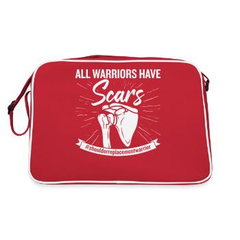 Shoulder Replacement Warrior - Retro Bag - red/white - Back