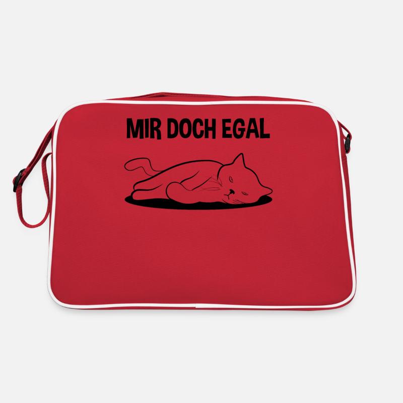 Katze Freches Kätzchen Lustiger Spruch Geschenk Retro Tasche