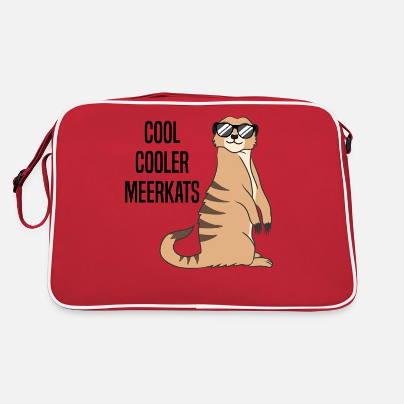 Cooles Erdmännchen Lustiger Spruch Geschenk Retro Tasche