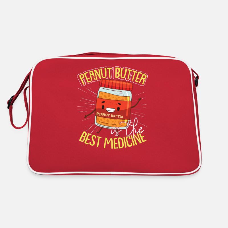 Funny Peanut Butter Humor Retro Bag