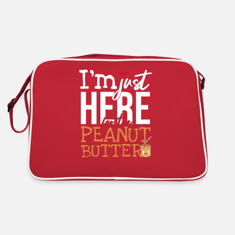Here For The Peanut Butter Retro Bag