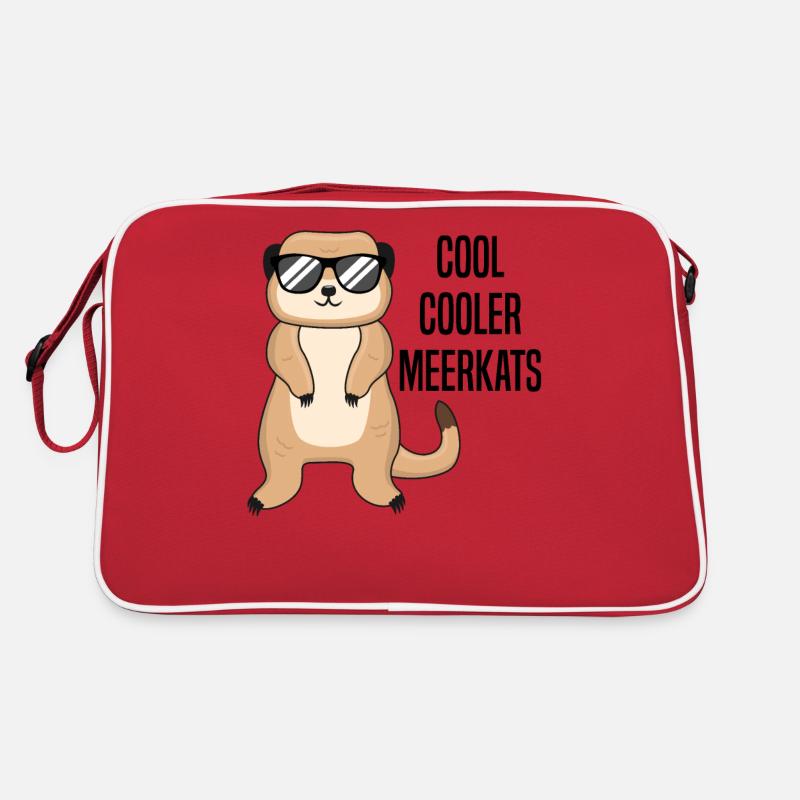 Cooles Erdmännchen Lustiger Spruch Geschenk Retro Tasche