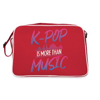 K-Pop| South Korea | Kpop - Retro Bag - red/white - Back