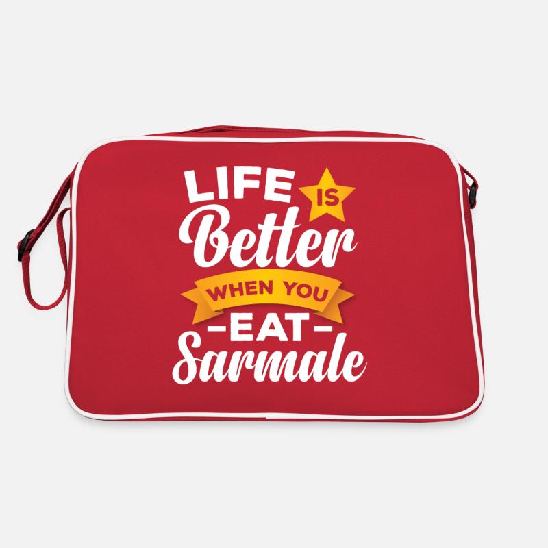 Rumänisches Essen Sarmale Retro Tasche