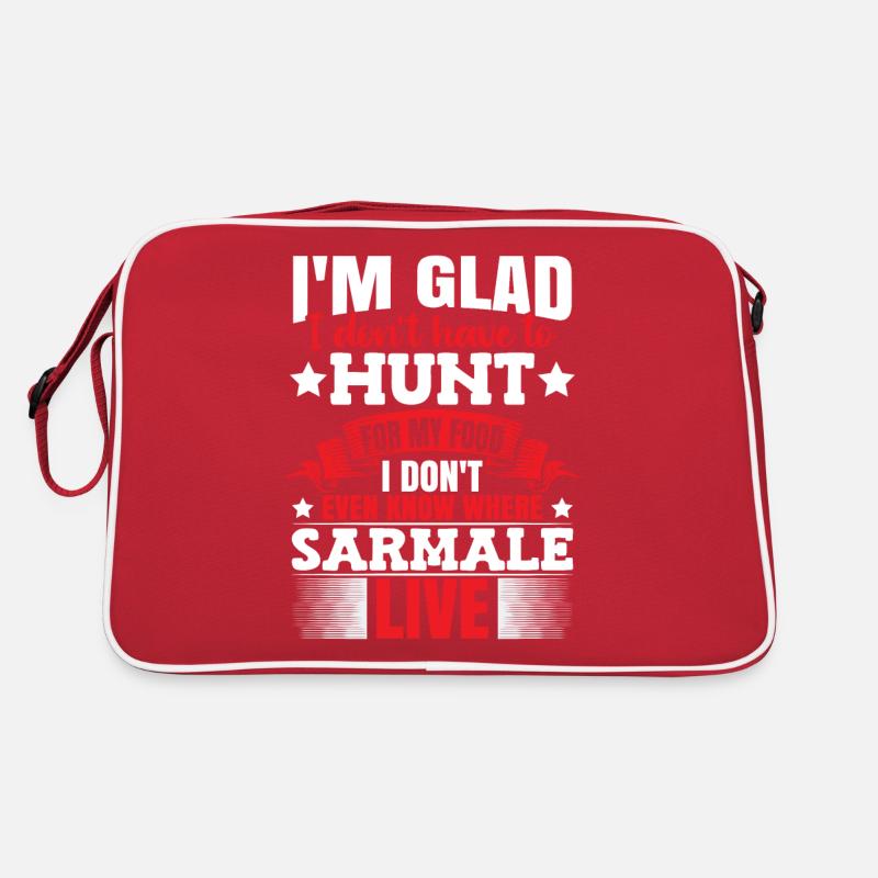 Lustiger Sarmale Humor Rumänisches Essen Retro Tasche