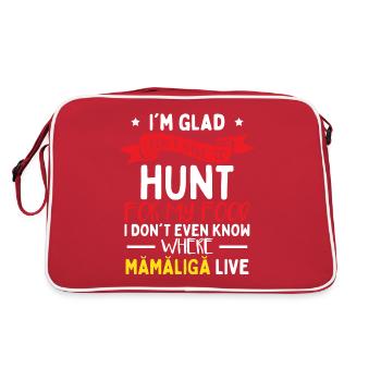 Je ne sais pas où habite Mamaliga - Sac Retro - rouge/blanc - Dos