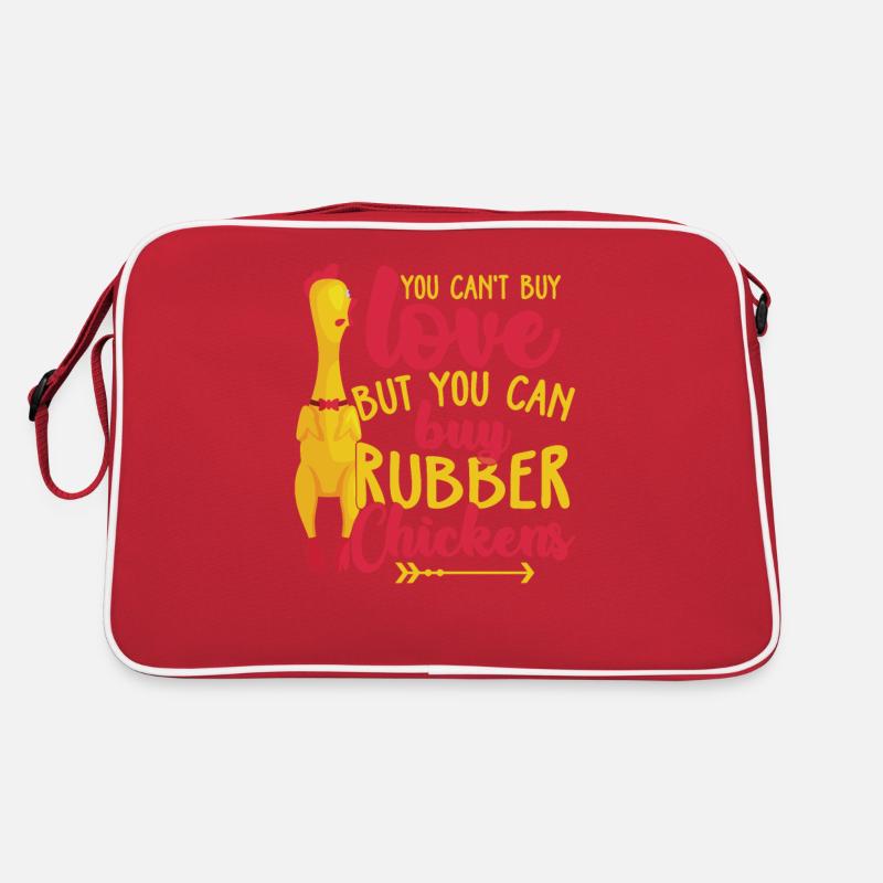 Poulet en caoutchouc Sac Retro