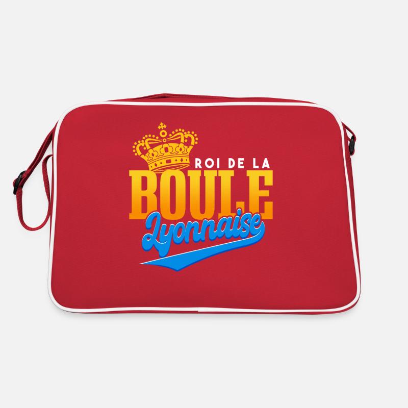 Roi De La Boule Lyonnaise - Sac Retro - rouge/blanc