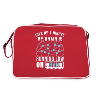 IT Support - Retro Bag - red/white - Back