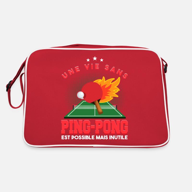 Une Vie Sans Ping Pong Sac Retro