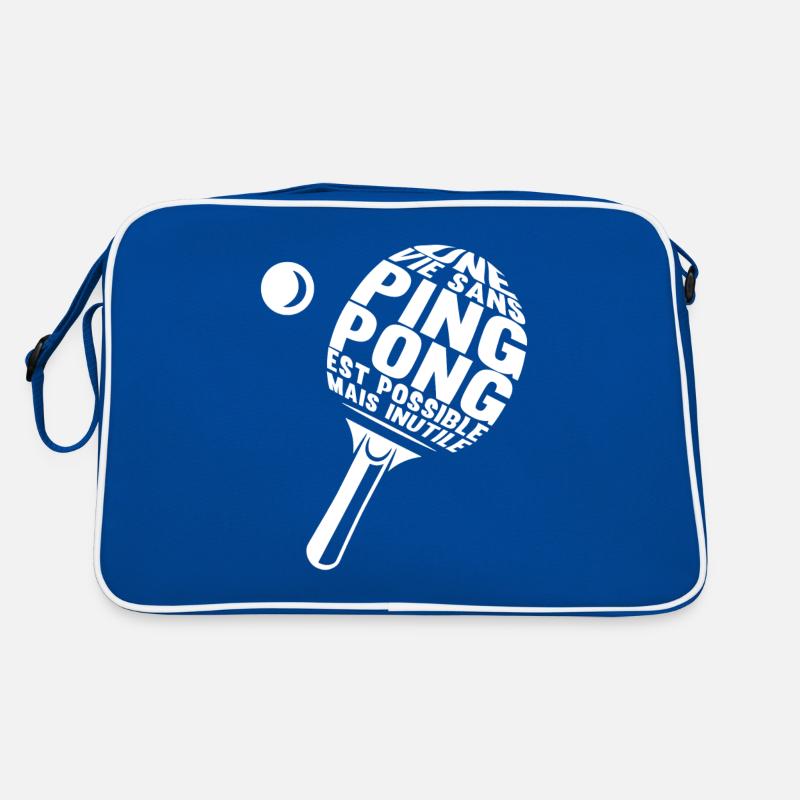 Une Vie Sans Ping Pong Sac Retro