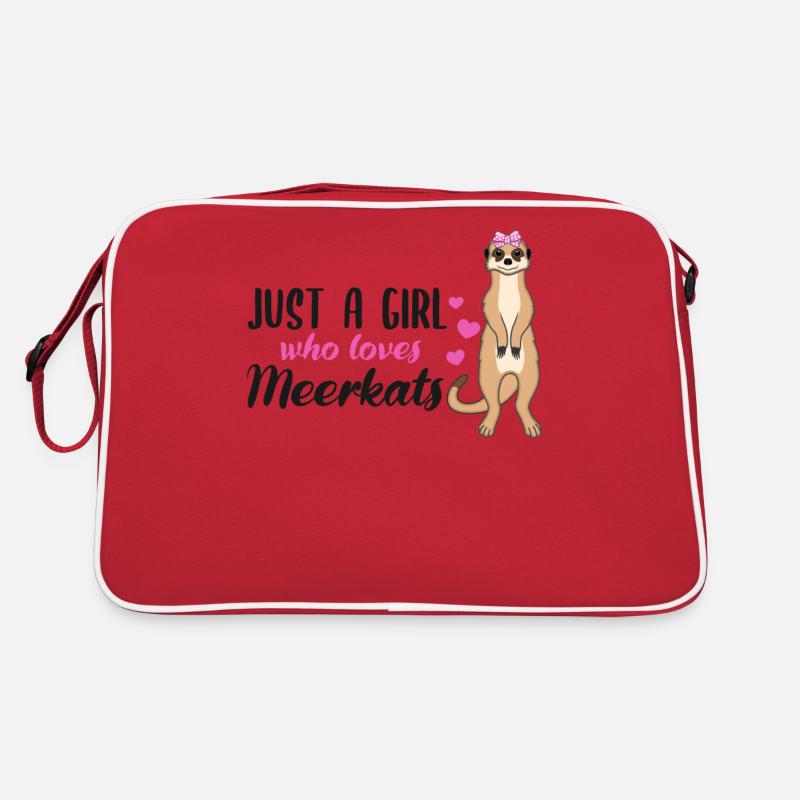 Erdmännchen Spruch Geschenk Damen Mädchen Retro Tasche