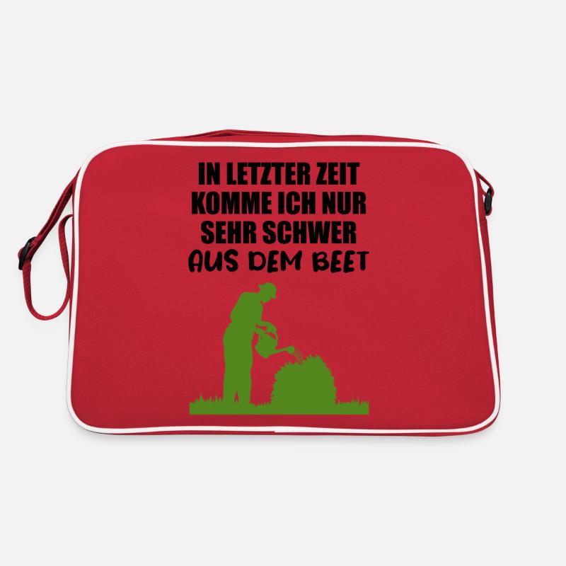 Garten Beet Lustiger Spruch Gärtner Geschenkidee Retro Tasche