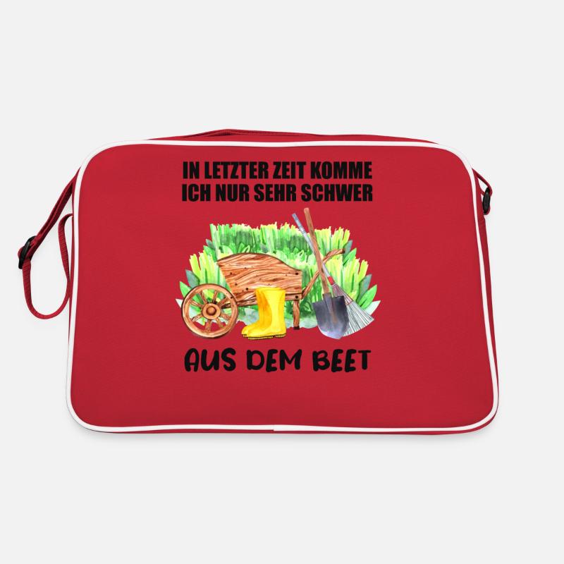 Garten Beet Lustiger Spruch Gärtner Geschenkidee Retro Tasche