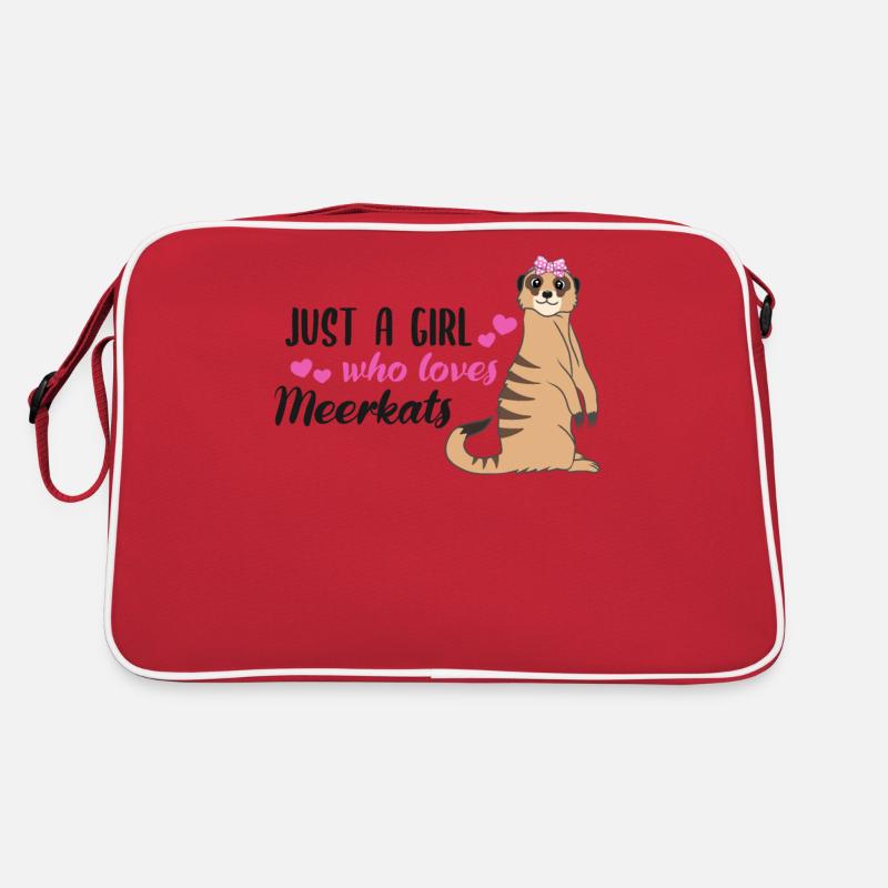 Suricate disant cadeau dames fille Sac Retro