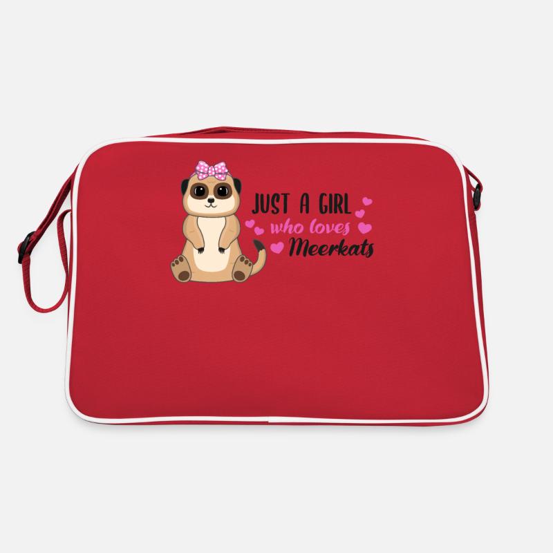 Erdmännchen Spruch Geschenk Damen Mädchen Retro Tasche