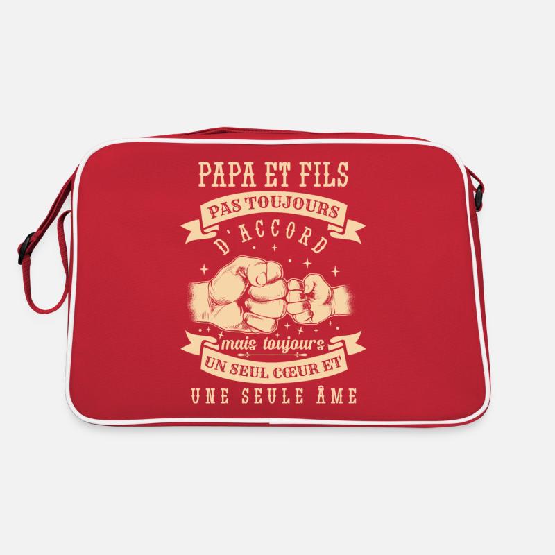 Papa Et Fils Sac Retro