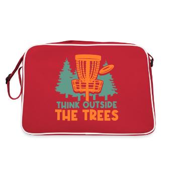 Drôle de disc golf en disant Frisbee Disc Golf - Sac Retro - rouge/blanc - Dos