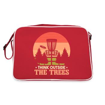 Frisbee Golf Player - Retro Bag - red/white - Back