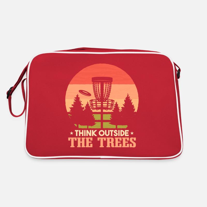 Frisbee-Golfspieler Retro Tasche