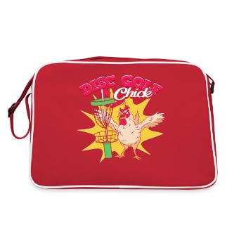 Disc Golf Chick - Sac Retro - rouge/blanc - Dos