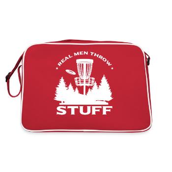 Drôle de lecteur de disc golf Frisbee - Sac Retro - rouge/blanc - Dos