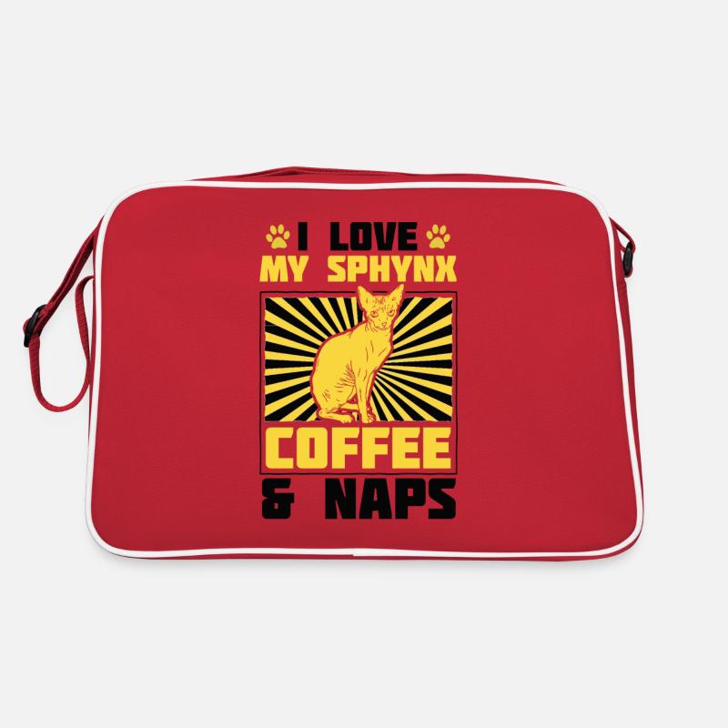 Sphynx-kaffee Und Retro Tasche