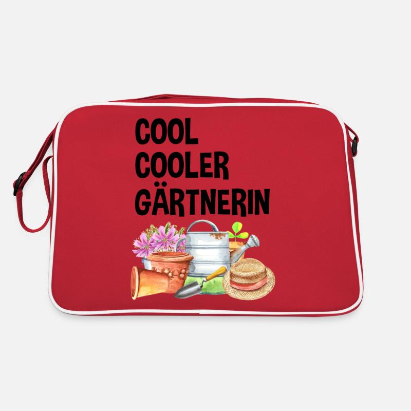 Garten Spruch Hobby Gärtnerin Geschenkidee Retro Tasche