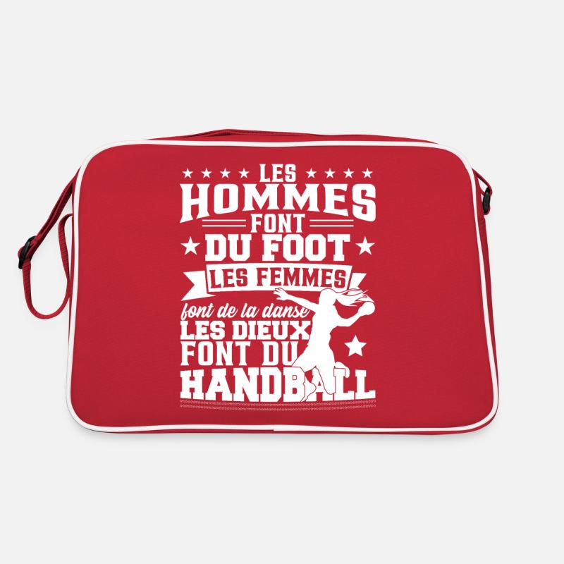 Handballeuse Humour Handball Sac Retro