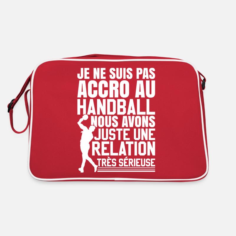 Handball Drole Handballeur Sac Retro