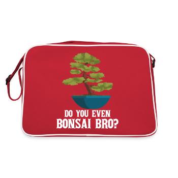 Bonsai Tree - Retro Bag - red/white - Back