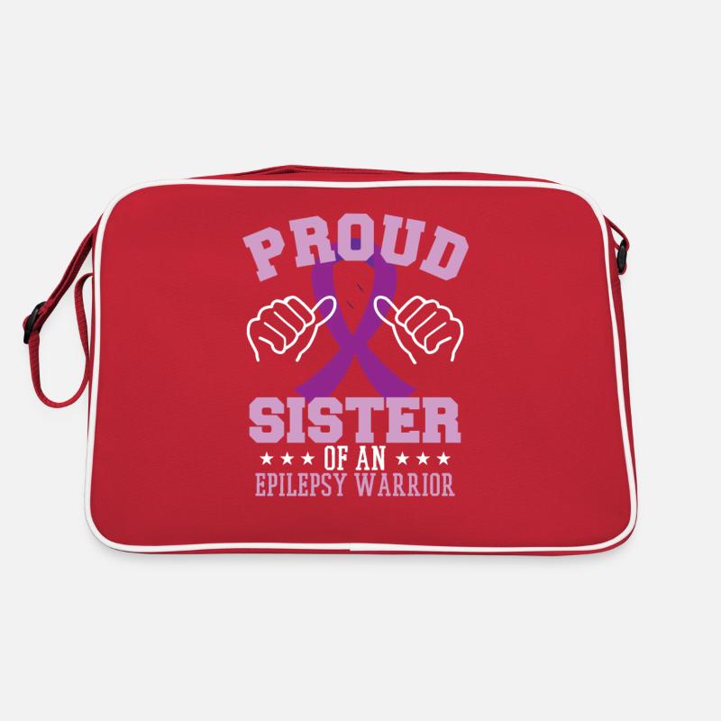 Fière sœur d’un guerrier de l’épilepsie Sac Retro
