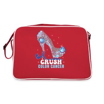 Femmes Combattantes contre le cancer du côlon - Sac Retro - rouge/blanc - Dos