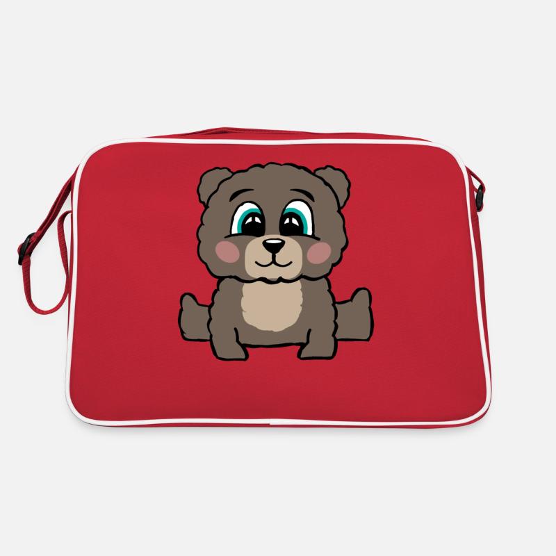Teddy Bear Teddy Bear Cuddly Toy Motif Gift Retro Bag