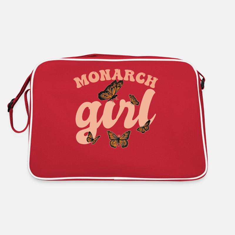 Monarch Mädchen Retro Tasche